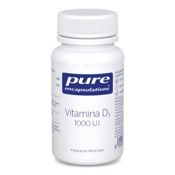 Vitamina D3 30 capsule | integratore difese immunitarie ed energia | PURE ENCAPSULATIONS