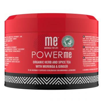 POWER ME Infuso a base di Moringa e Ginger 100 G | ME MORINGA FOR LIFE