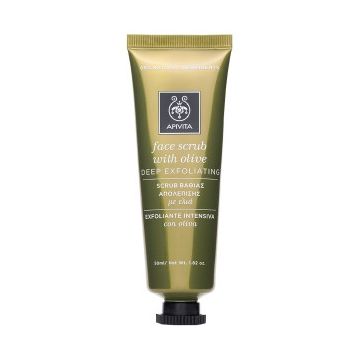 Scrub Viso Oliva | Face Scrub Pelle mista 50 ml | APIVITA Cleansing