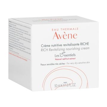eau Thermale - CREMA RIVITALIZZANTE RICCA 50ml | Lenitiva per pelle molto secca | AVENE