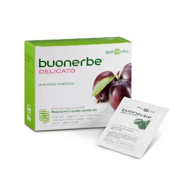 Buonerbe Delicato 20 bust | Integratore intestino pigro | BIOSLINE