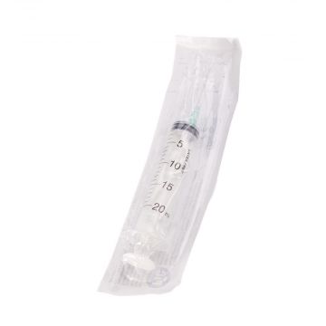 Siringa 20 ml 21 gauge | Siringa 1 1/1 cono eccentrico | PIC