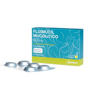 FLUIMUCIL Mucolitico | 10 Compresse effervescenti 600 mg