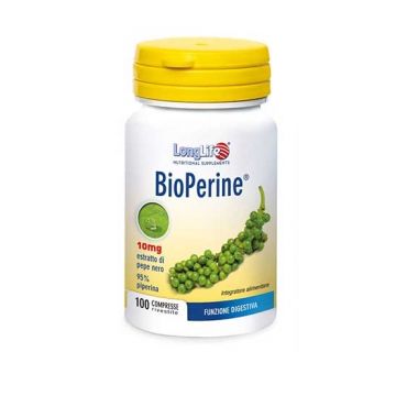 BIOPERINE 100 cpr | Integratore di Estratto Pepe Nero | LONGLIFE