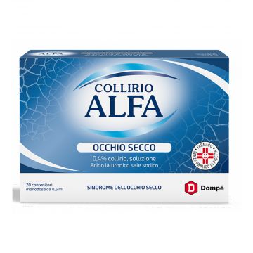 Collirio Alfa Occhio secco | 20 flaconcini 0,5 ml