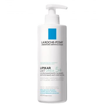 Lipikar LAIT UREA 5+  400ml | Crema corpo pelle secca e atopica | LA ROCHE POSAY