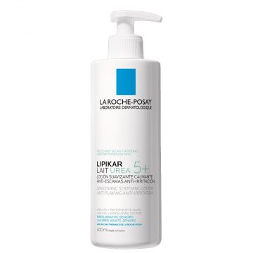 Lipikar Lait Urea 5%  400ml | Crema corpo pelle secca e atopica | LA ROCHE POSAY