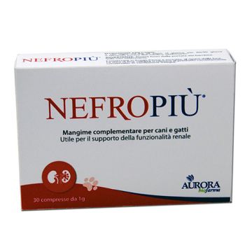 NEFROPIU' Mangime complementare | Benessere apparato renale 30 o 60 compresse | AURORA BIOFARMA