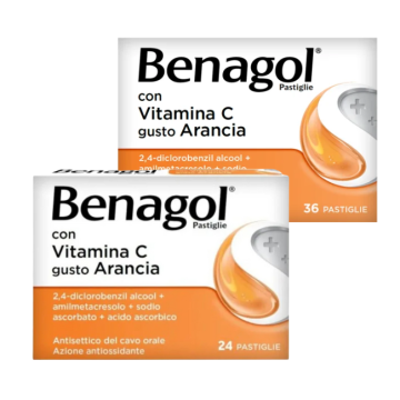 Benagol con Vitamina C | Arancia - Vari formati