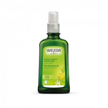Olio Rinfrescante Limone 100 ml | Trattamento tonificante energizzante | WELEDA