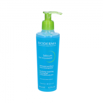 Sébium - Gel Moussant 200ml | Gel detergente purificante | BIODERMA