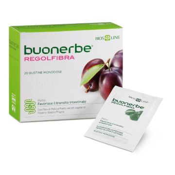 Buonerbe Regolfibra 20bustine | Rimedio naturale intestino pigro | BIOS LINE
