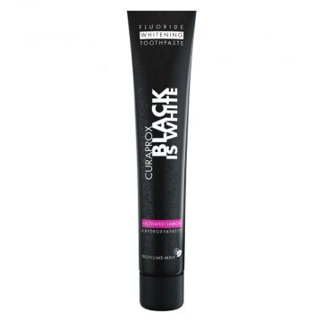 Black Is White Dentifricio 90 ml | dentifricio sbiancante | CURAPROX
