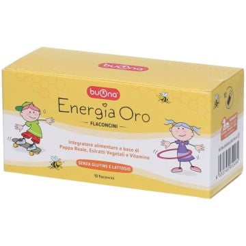 Energia Oro 10 flaconcini | Integratore ricostituente | BUONA