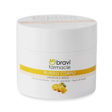 Burro Corpo - Arancia e Miele | Idratante nutriente 200ml | BRAVI LAB