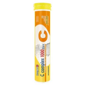 C complex 1000 fizz 20 cpr effervescenti | Integratore Vitamina C e Bioflavonoidi  | LONGLIFE