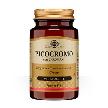 PICOCROMO 90 tavolette | Controllo colesterolo nel sangue | SOLGAR