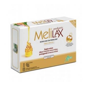 MELILAX PEDIATRIC 6 Microclismi | Trattamento Stipsi occasionale per neonati e bambini | ABOCA