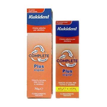 PLUS COMPLETE | Crema Adesiva per protesi | KUKIDENT