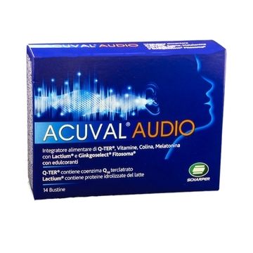 ACUVAL AUDIO Integratore disturbi e perdita udito 14 buste | ACUVAL