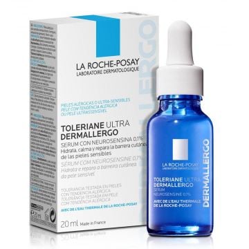 Toleriane Ultra Dermallergo Siero 20 ml | idratante pelle sensibile a tendenza allergica | LA ROCHE POSAY