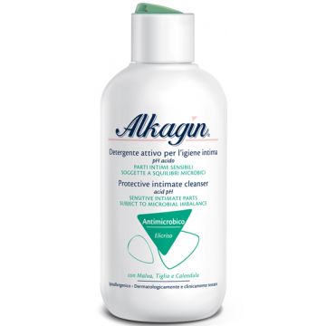 Detergente intimo attivo 250 ml | Complesso antimicrobico a PH acido | ALKAGIN