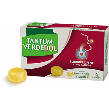 TANTUM VERDEDOL Pastiglie | 16 Pastiglie gusto Limone Miele