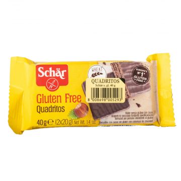 QUADRITOS Snack dolce al cioccolato | SCHAR