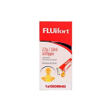 Fluifort sciroppo in buste 2,7 g | 6 buste monodose da 10 ml