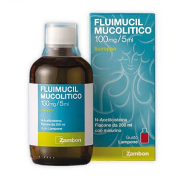 FLUIMUCIL Mucolitico 100 mg/ 5 ml Sciroppo | Flacone 200 ml Lampone