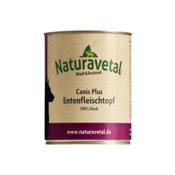 ENTENFLEISCHTOPF | Carne di anatra e interiora cod.2610 | NATURAVETAL - Canis Plus