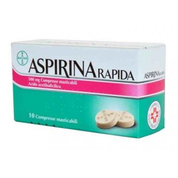 ASPIRINA 500 mg RAPIDA cpr | 10 Compresse Masticabili