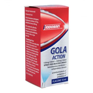Iodosan Gola Action spray | Flacone da 10 ml