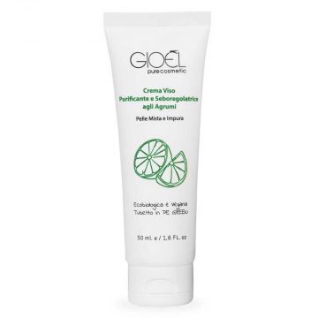 Crema Viso Purificante 50 ml | Trattamento seboregolatore agli agrumi | GIOEL