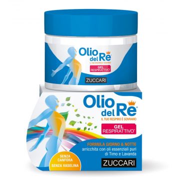 GEL RESPIRATTIVO  50 ml | Gel balsamico per liberare la respirazione | ZUCCARI - Olio del Re