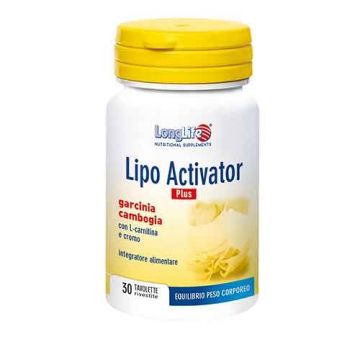 LIPO ACTIVATOR PLUS 60 Compresse | Integratore Controllo del Peso | LONGLIFE