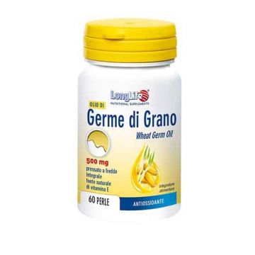 Olio di germe di grano 60 perle | Integratore di &Omega; 3 e 6 |  LONGLIFE
