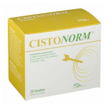 Cistonorm 20 bustine | Integratore cistite e benessere vie urinarie | Farmaceutica Dr. Levi