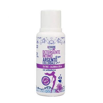 ARGENTO COLLOIDALE Plus | DETERGENTE INTIMO con Tea tree, calendula 40 ppm 250 ML | AESSERE