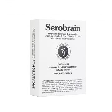 SEROBRAIN 24 cps | Integratore per il benessere psicofisico | BROMATECH