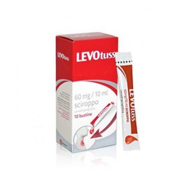 Levotuss sciroppo | 10 Bustine liquide 60 mg /10 ml