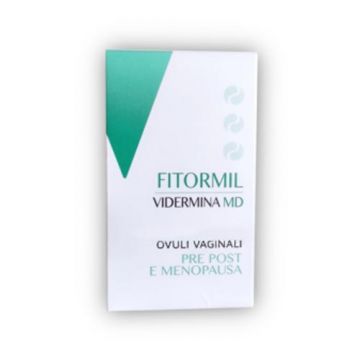 FITORMIL MD Ovuli Vaginali 10 Pezzi | Trattamento lubrificante ed emolliente | VIDERMINA