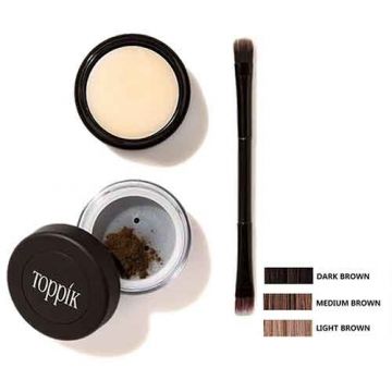 SET BROW BUILDING FIBERS | Fibre per sopracciglia | TOPPIK