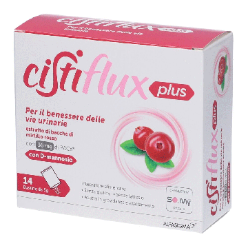 Cistiflux Plus 14 bustine | Integratore Cistite | Cistiflux