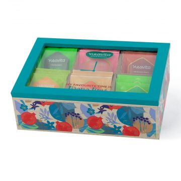 Cofanetto Legno Bio Ottanio 30pz | Cofanetto tisane e infusi assortiti | NEAVITA