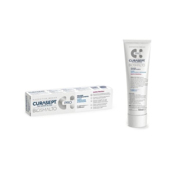 Biosmalto Mousse Fragola 50ml | Azione d'urto carie e abrasione | CURASEPT