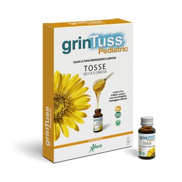 Grintuss Pediatric Flaconcini monodose | Sciroppo per tosse grassa e secca | ABOCA