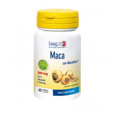 MACA 60 cps | Integratore Tonico Adattogeno | LONGLIFE