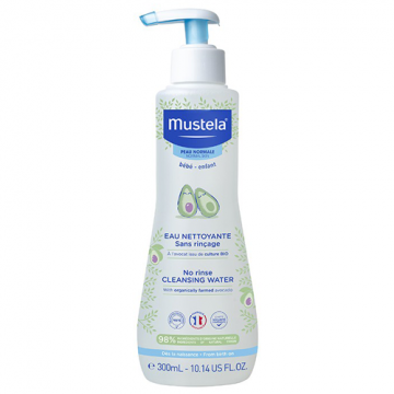 Eau nettoyante 300 ml | Fluido detergente senza risciacquo | MUSTELA Bébé