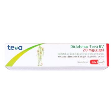 Diclofenac Teva gel 20 mg/g | Tubo da 60 g